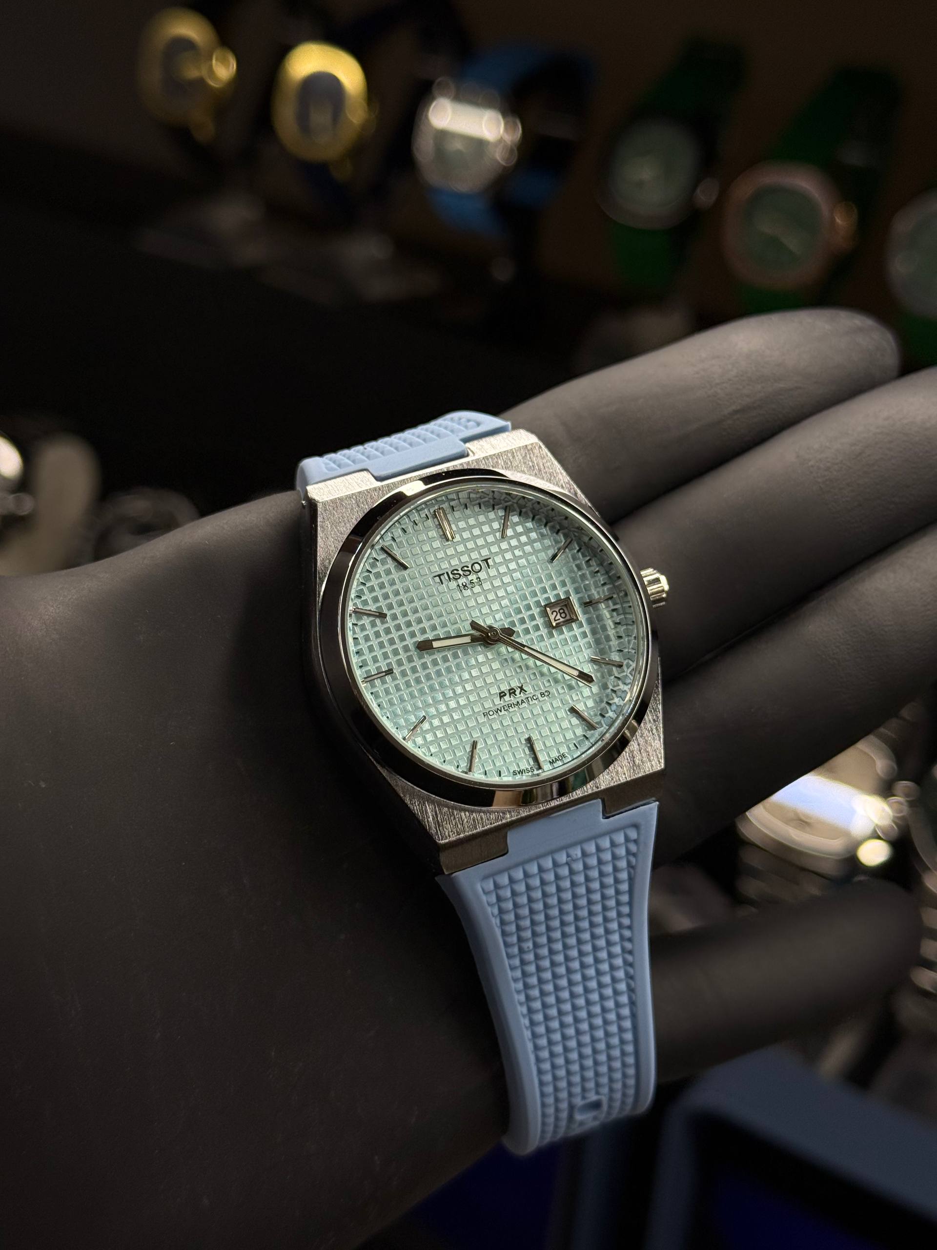 ساعت تیسوت PRX بند رابر - تصویر 7