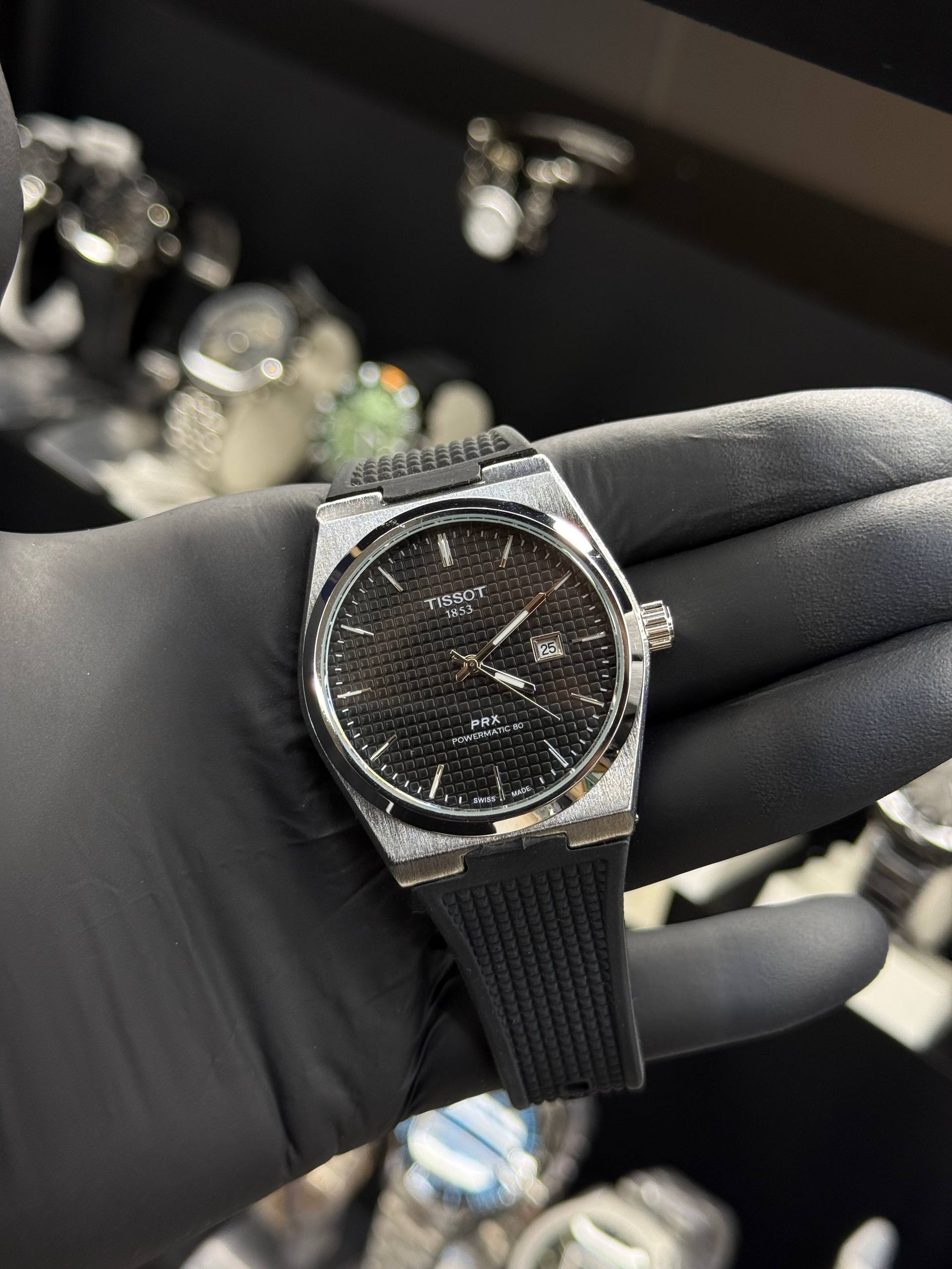 ساعت تیسوت PRX بند رابر - تصویر 5