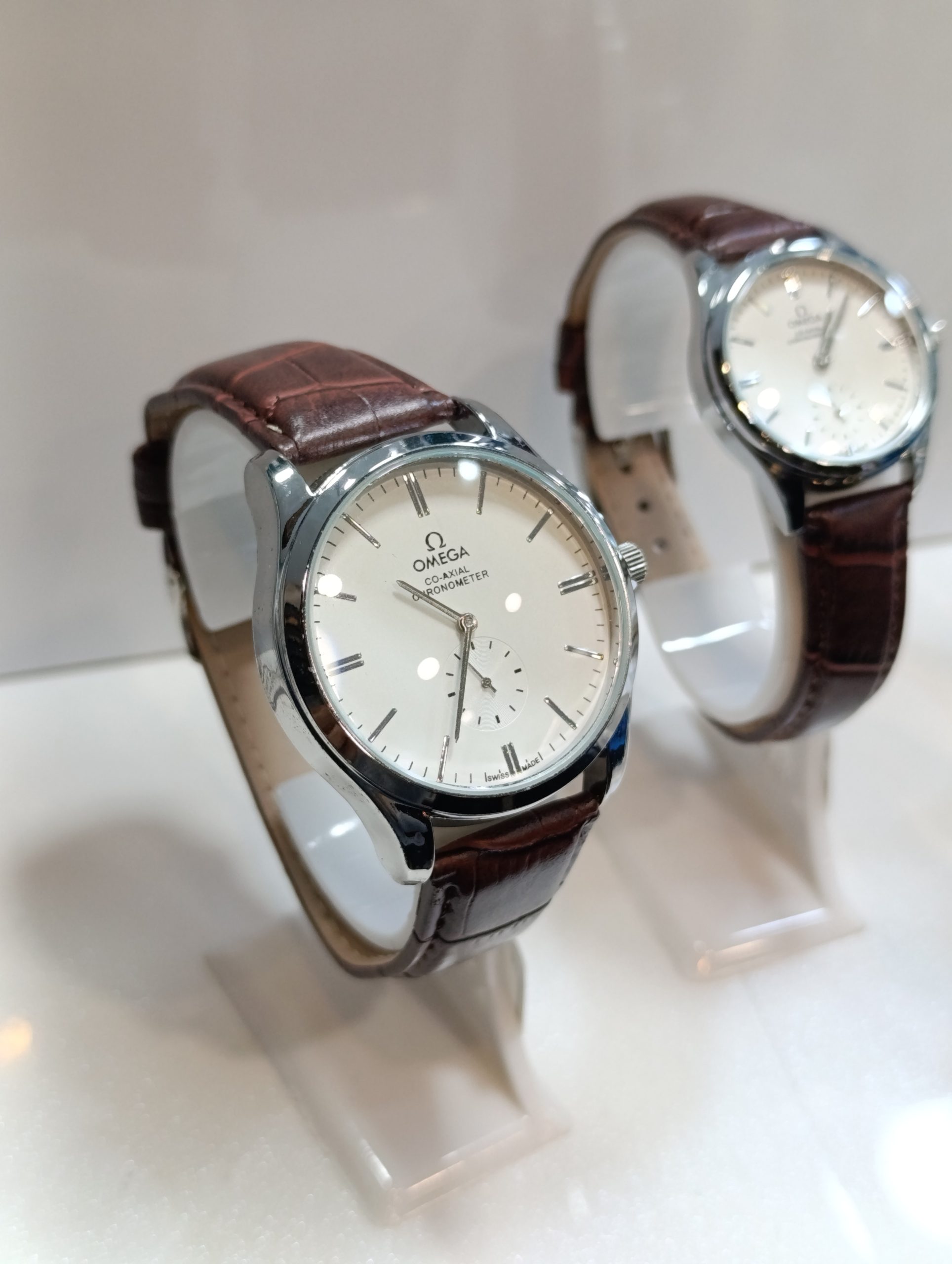 ساعت ست اومگا OMEGA مدل SH43570 بند چرمی - تصویر 3