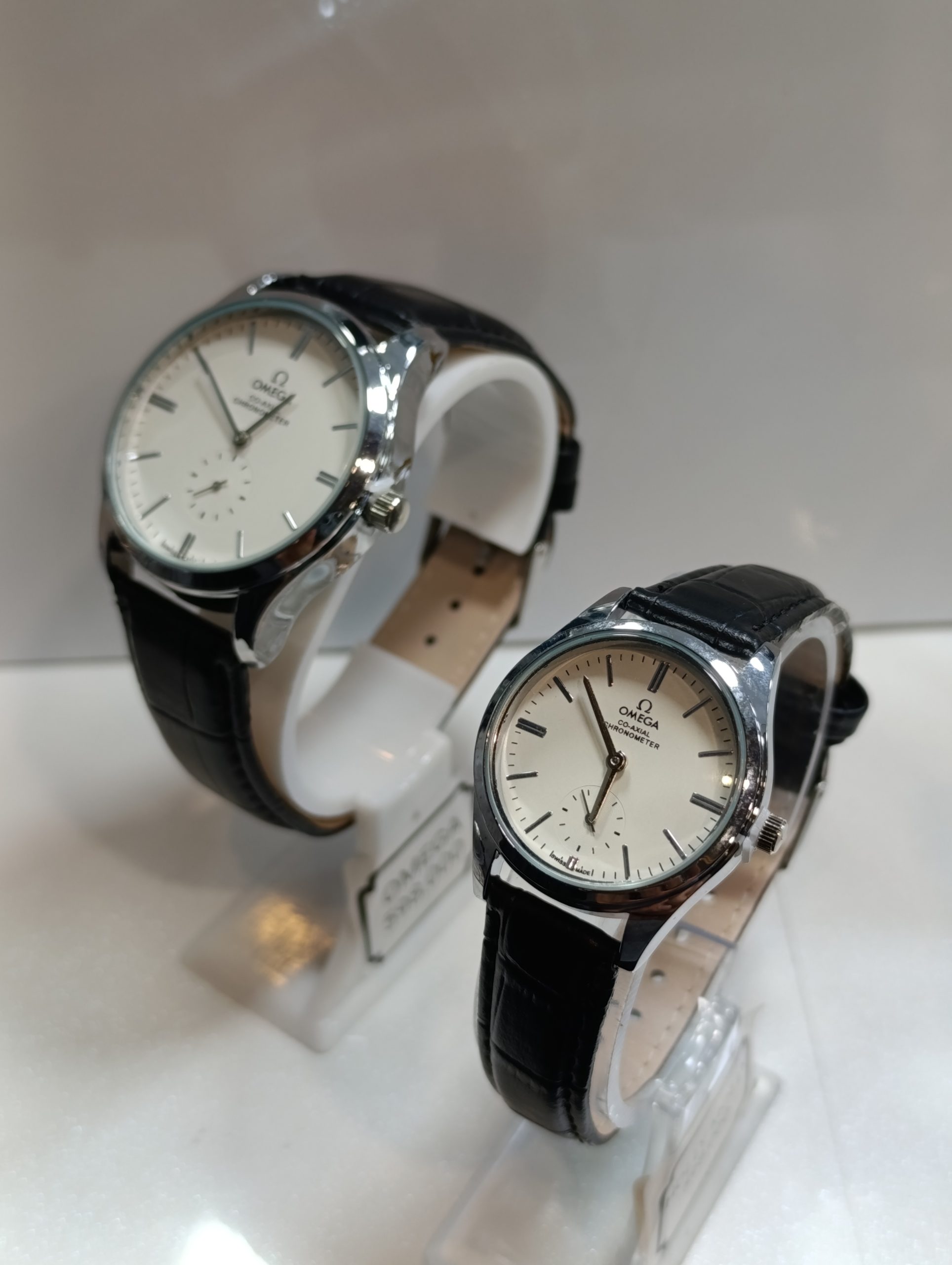 ساعت ست اومگا OMEGA مدل SH43570 بند چرمی - تصویر 2