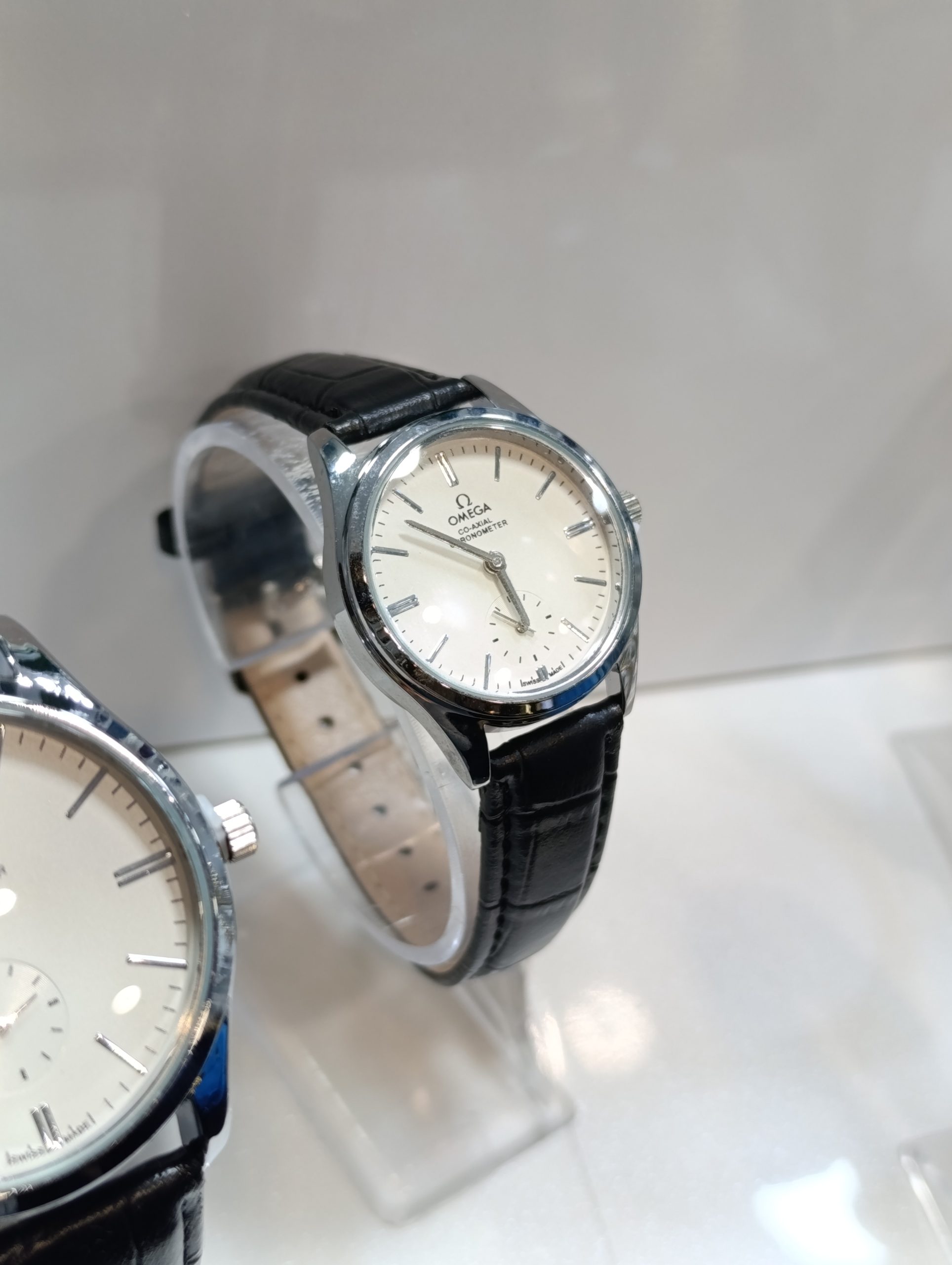 ساعت ست اومگا OMEGA مدل SH43570 بند چرمی - تصویر 5