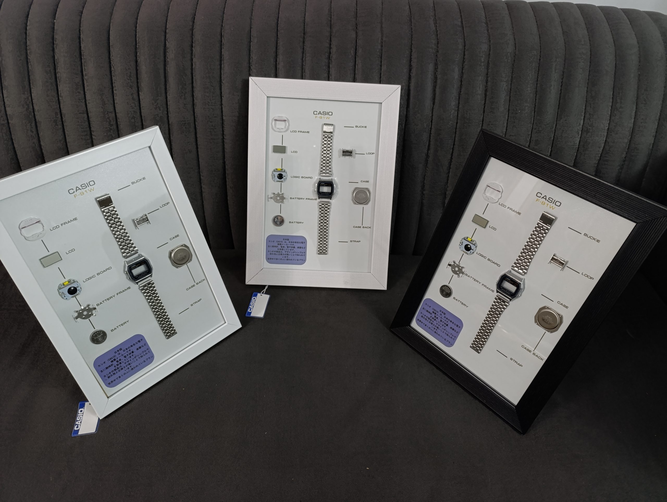 تابلو کلکسیونی ساعت کاسیو نوستالژی Casio F-91W - تصویر 8