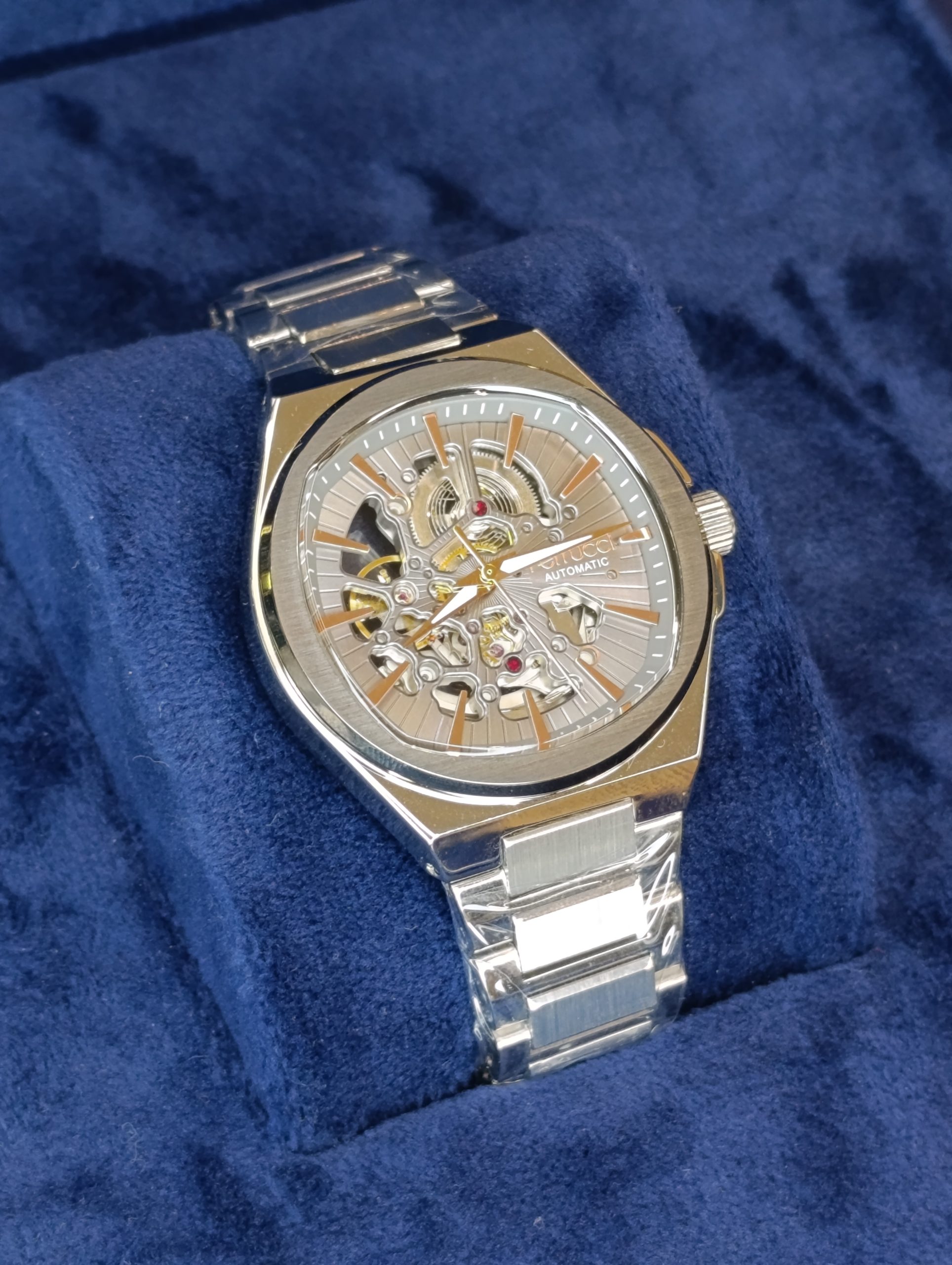 ساعت مچی مردانه فروچی Ferrucci FC03572-01 اتوماتیک اسکلتون - تصویر 5