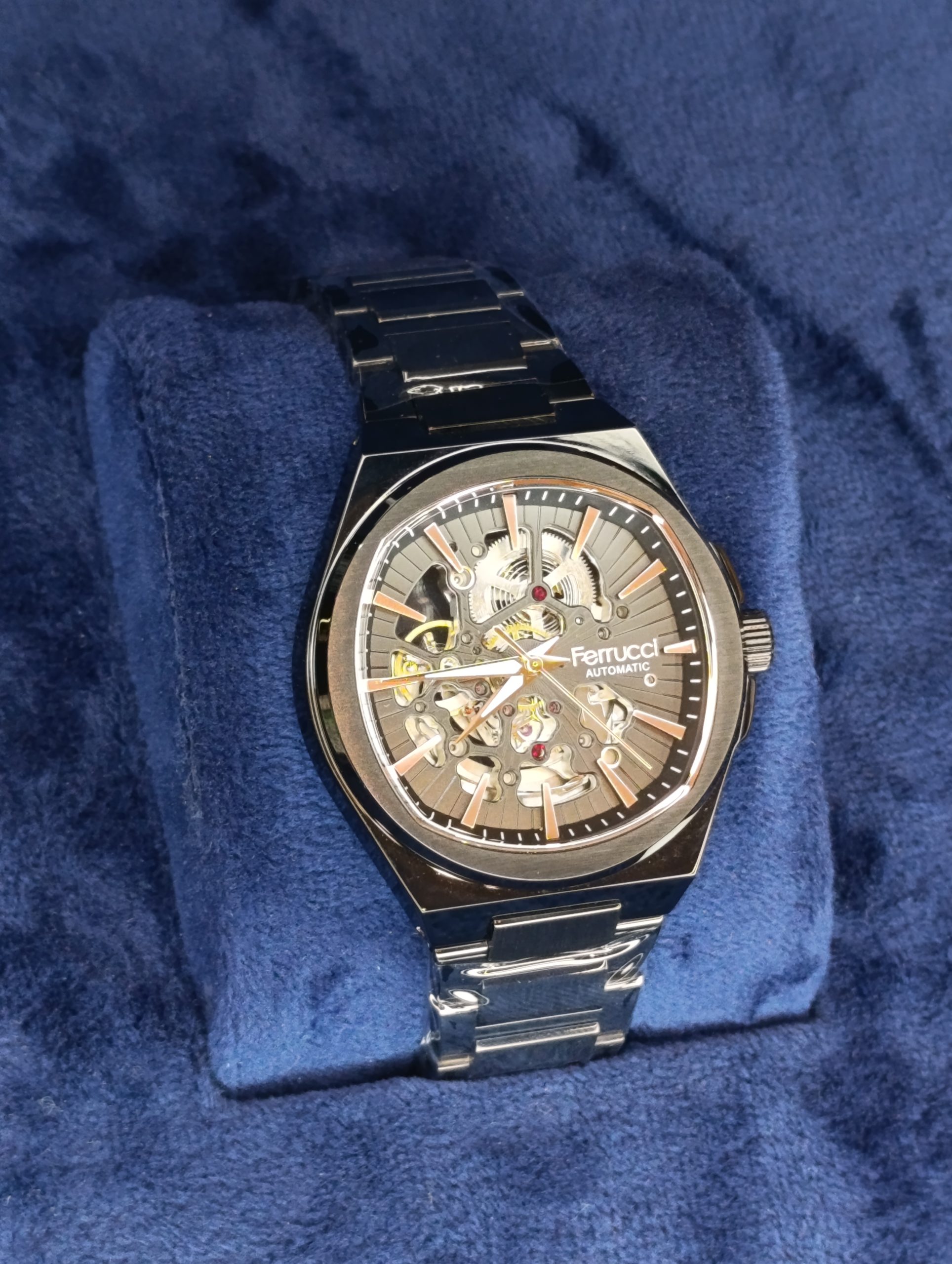 ساعت مچی مردانه فروچی Ferrucci FC03572-01 اتوماتیک اسکلتون - تصویر 7