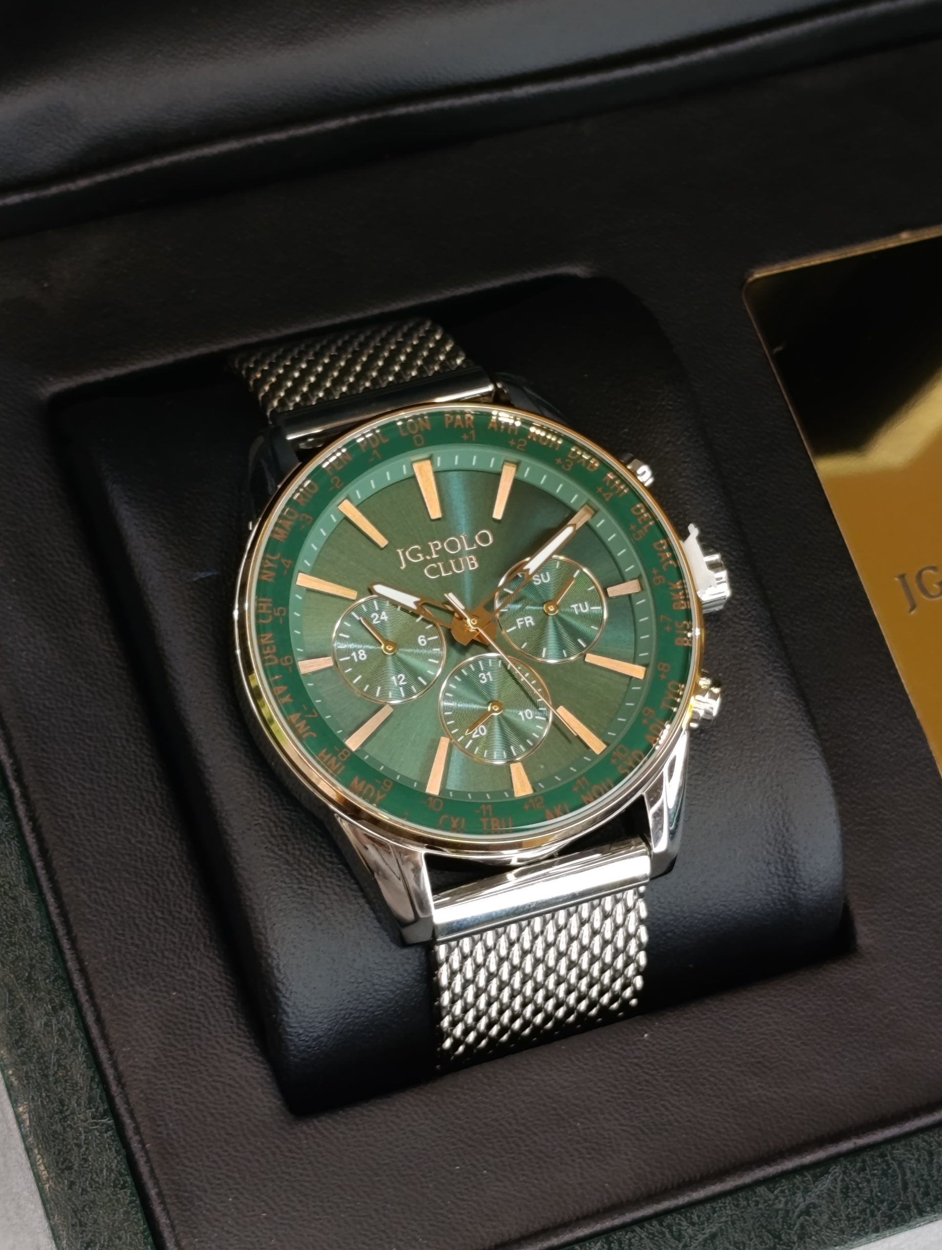 ساعت مردانه JG POLO CLUB جی جی پولو کلاب کرنوگراف