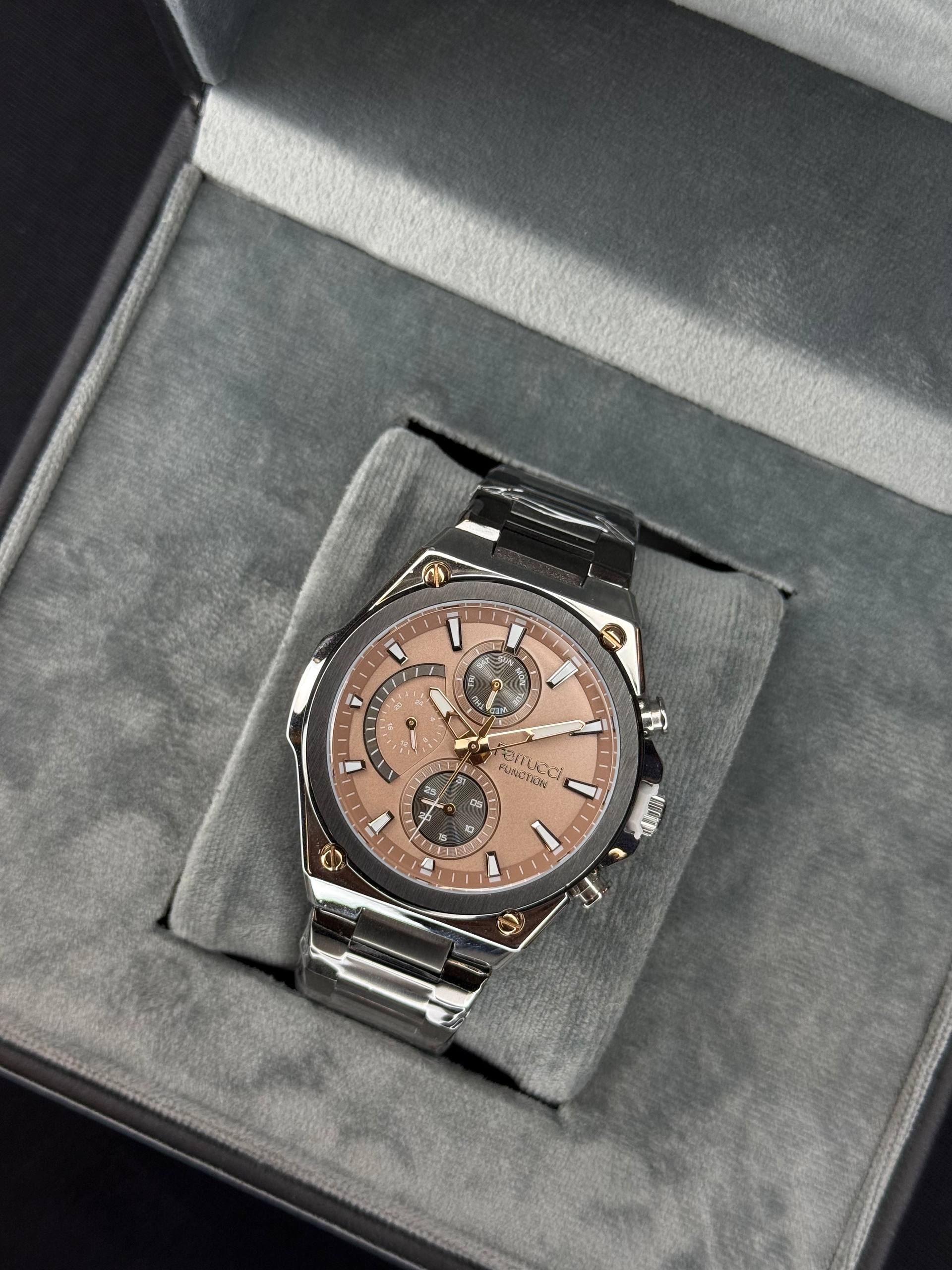 ساعت مچی مردانه فروچی Ferrucci مدل FCF.03558M.03 رزگلد - تصویر 2
