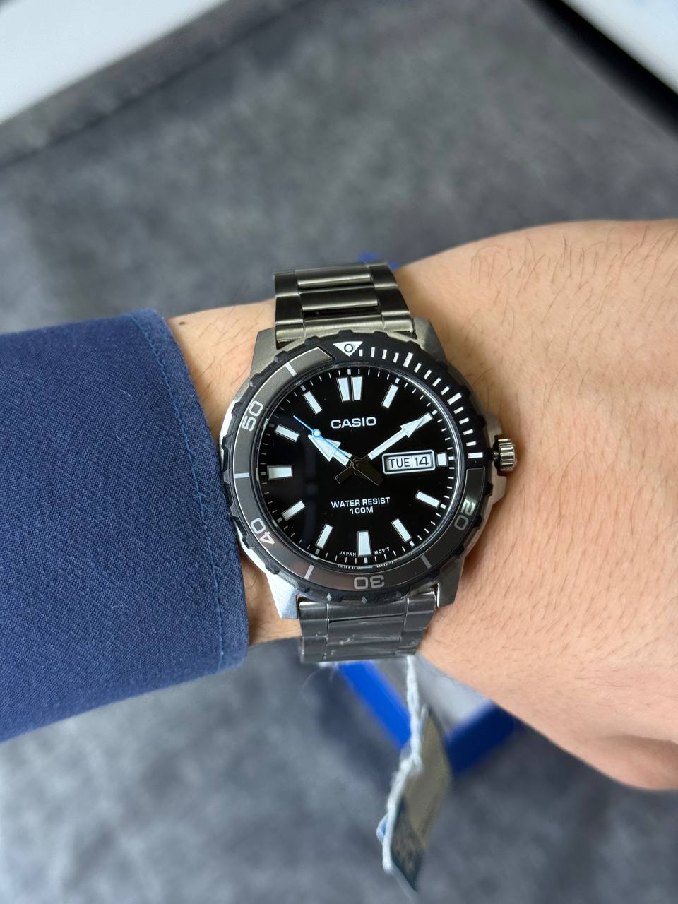 ساعت مچی مردانه کاسیو CASIO مدل MTD-125D-1A3 غواصی - تصویر 2