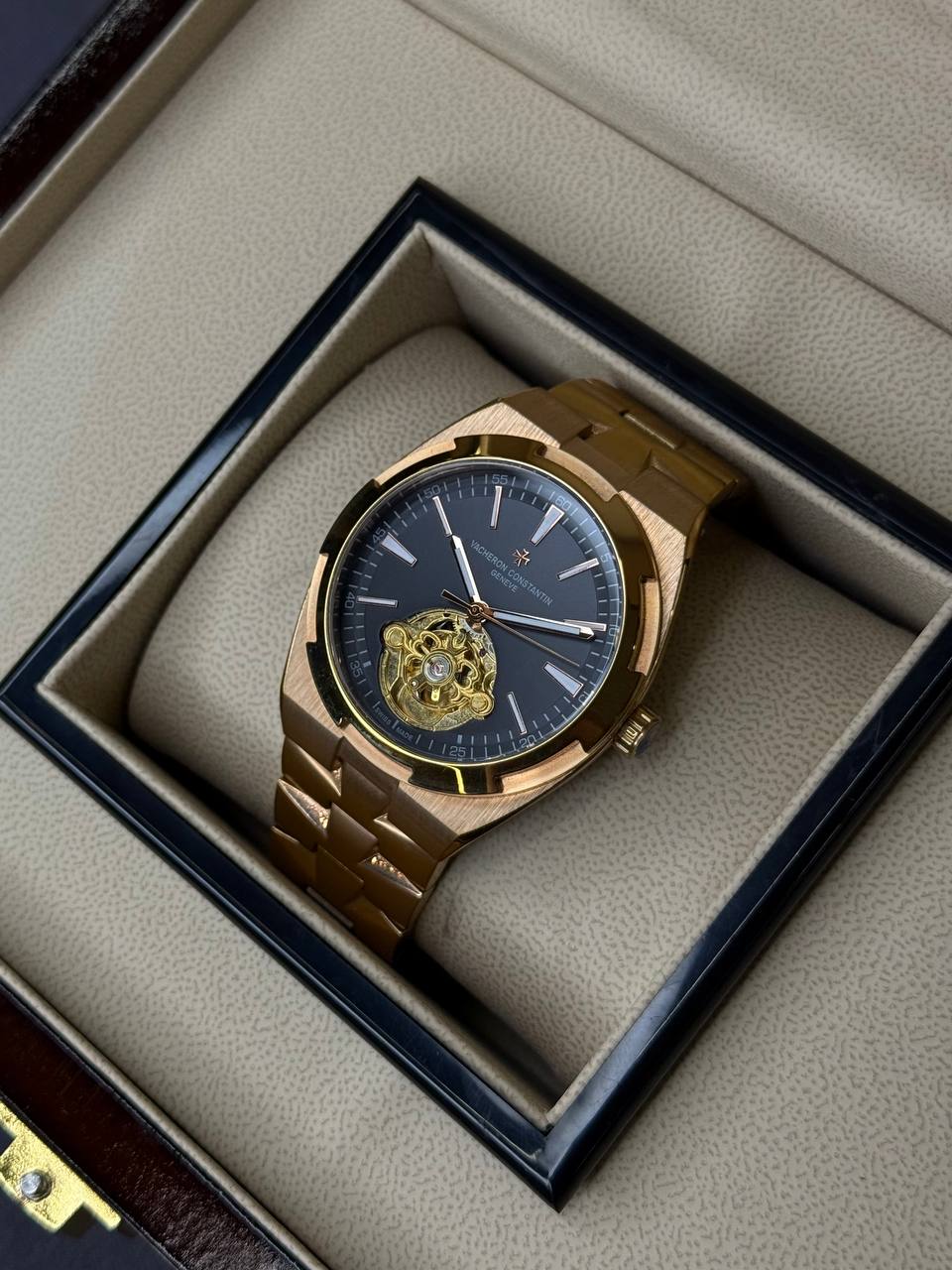 ساعت مچی مردانه واشرون کنستانتین Vacheron Constantin مدل Overseas RGK7 اتوماتیک اوپن هارت - تصویر 2