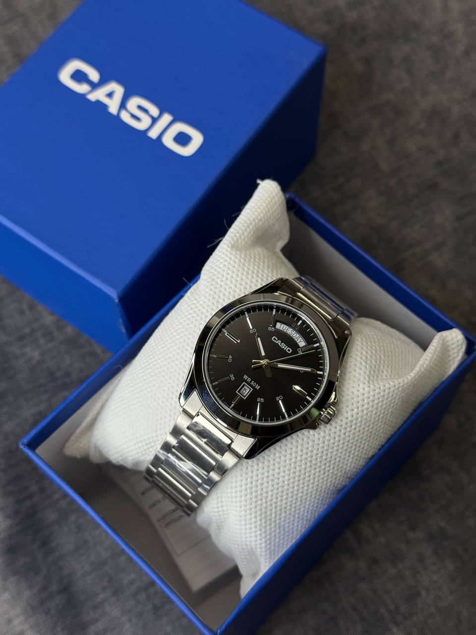 ساعت مردانه کاسیو مدل CASIO MTP-1370D-1A1 | کلاسیک استیل | صفحه مشکی - تصویر 2