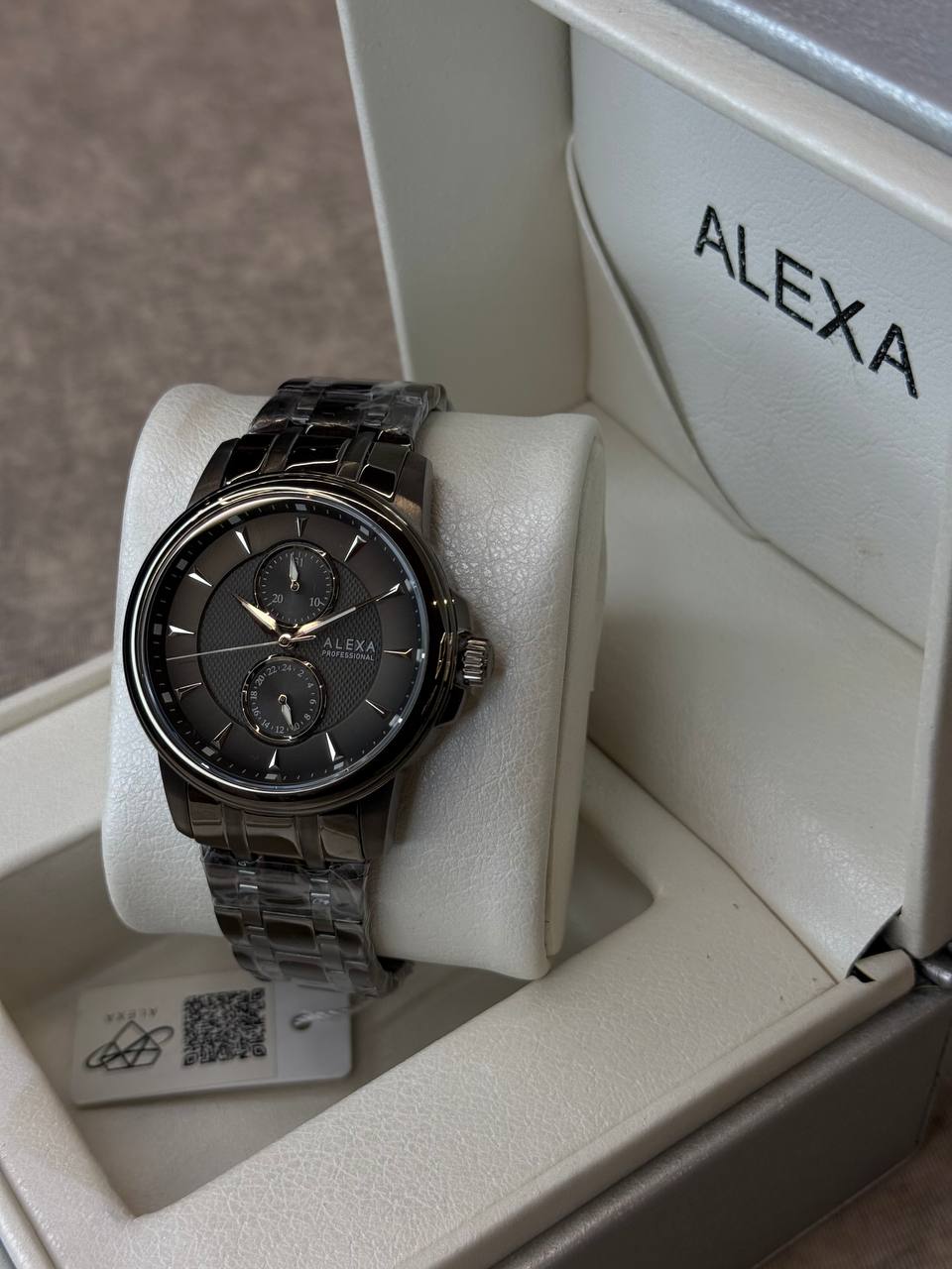 ساعت مچی مردانه الکسا فول دیت مدل AL3030-2