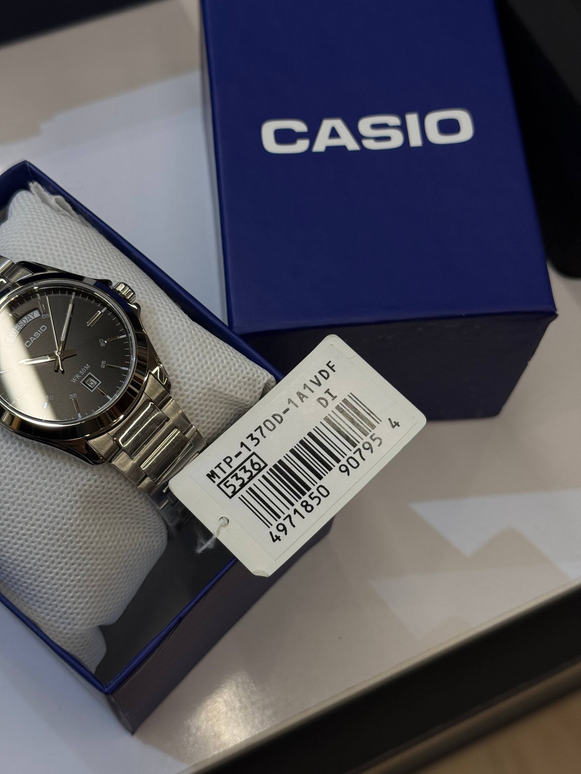 ساعت مردانه کاسیو مدل CASIO MTP-1370D-1A1 | کلاسیک استیل | صفحه مشکی - تصویر 5